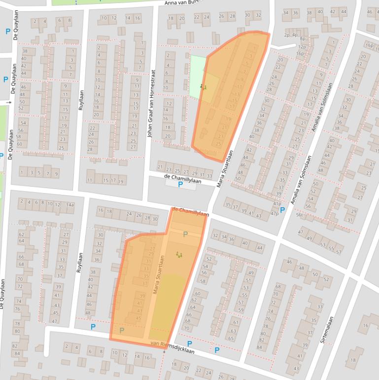 Kaart van postcodegebied 5361LA.