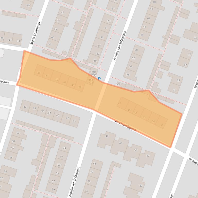 Kaart van postcodegebied 5361LJ.