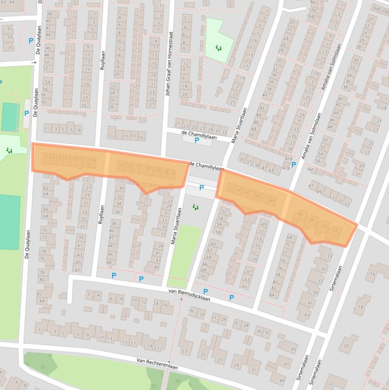 Kaart van postcodegebied 5361LK.