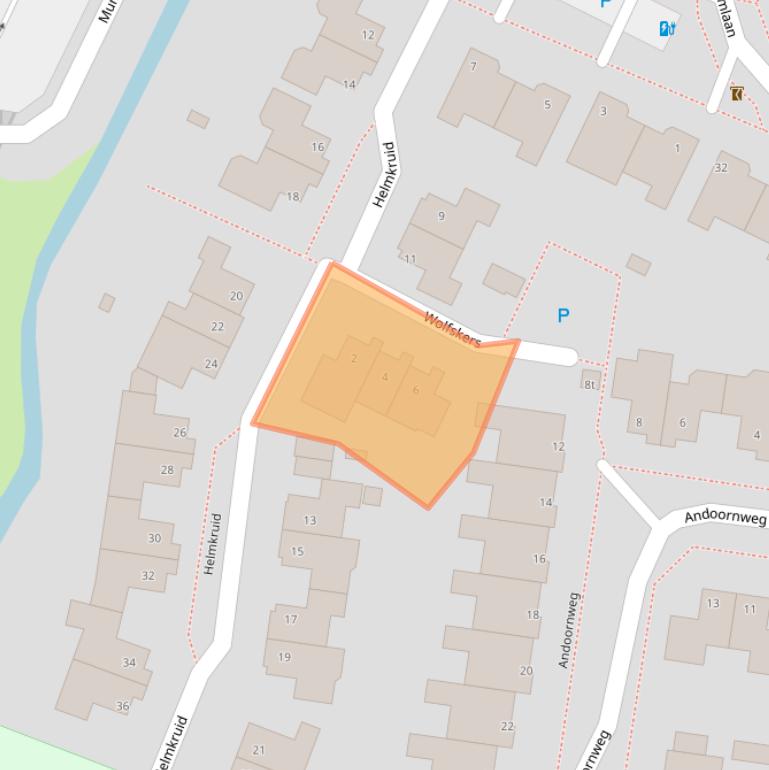 Kaart van postcodegebied 5361ML.