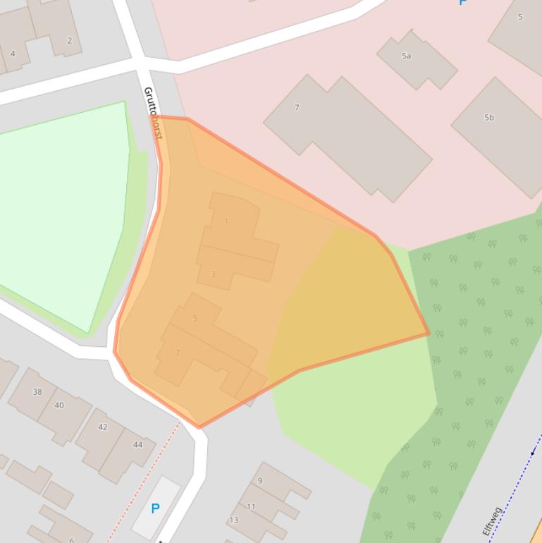Kaart van postcodegebied 5361SK.