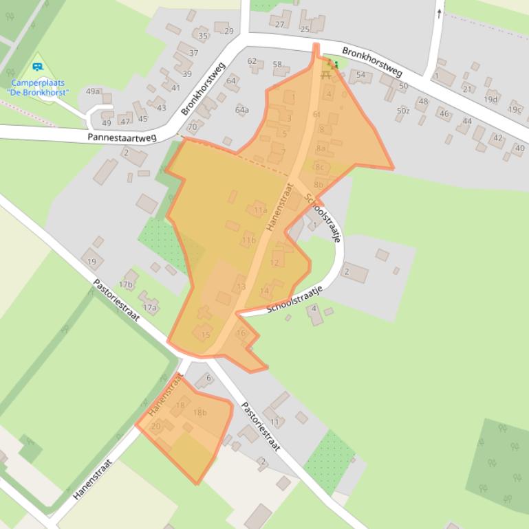 Kaart van postcodegebied 5363TS.