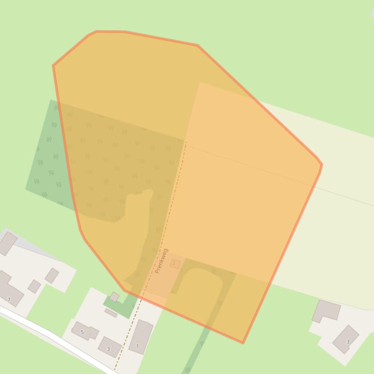 Kaart van postcodegebied 5363VC.