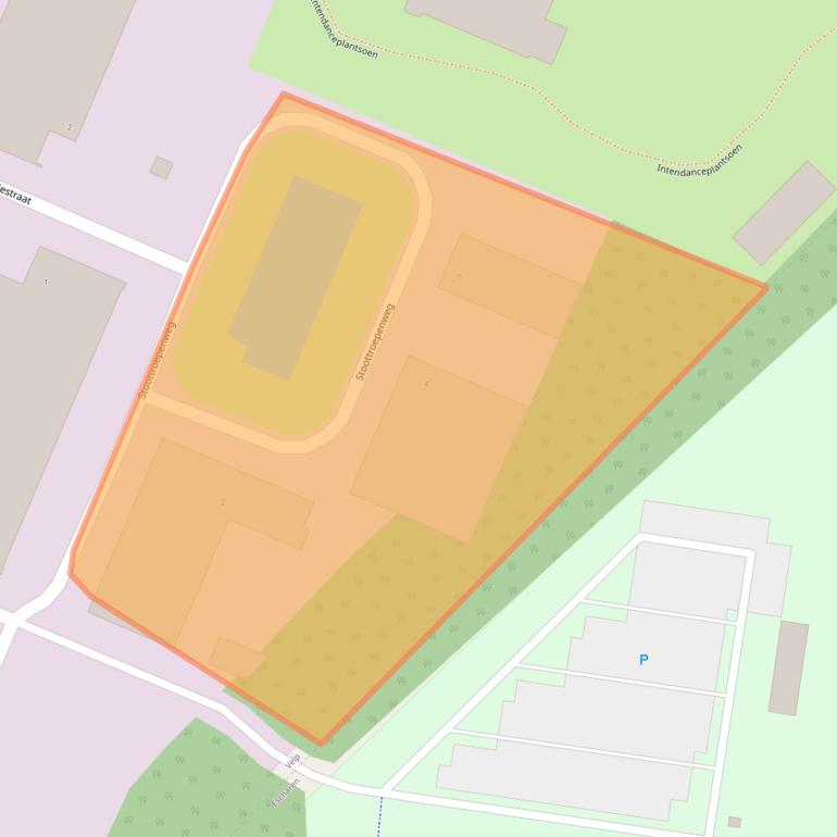 Kaart van postcodegebied 5363VV.