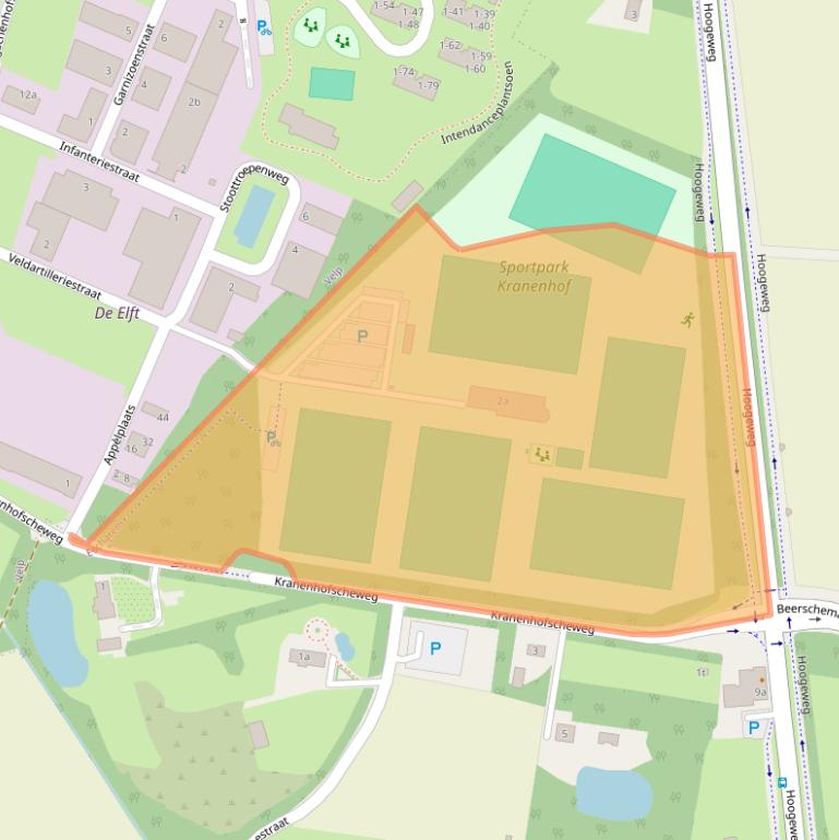 Kaart van postcodegebied 5364MV.