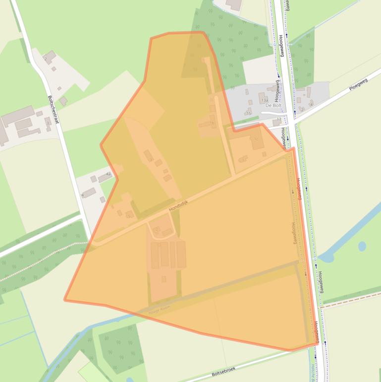 Kaart van postcodegebied 5364NL.