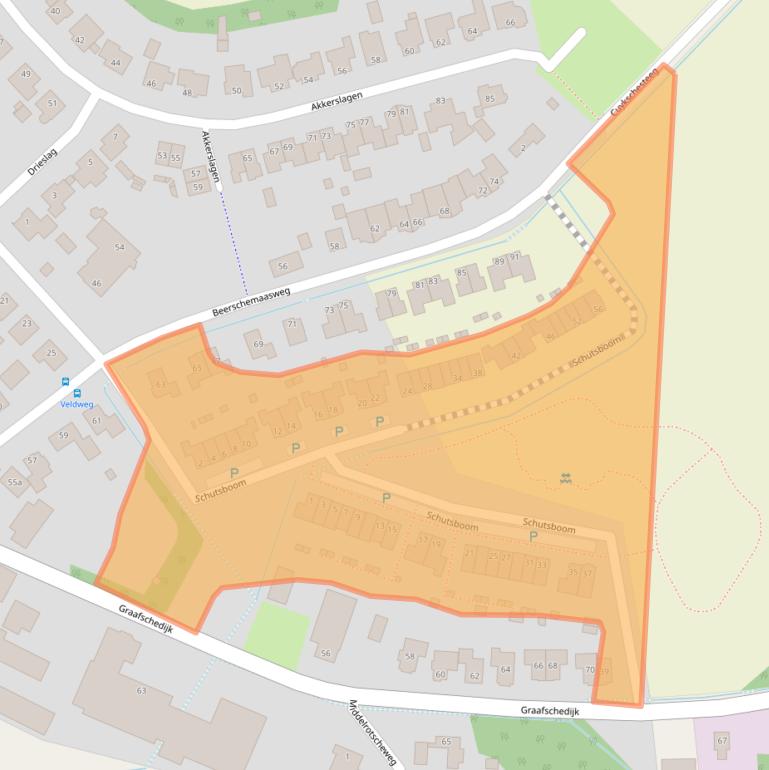 Kaart van postcodegebied 5364PN.