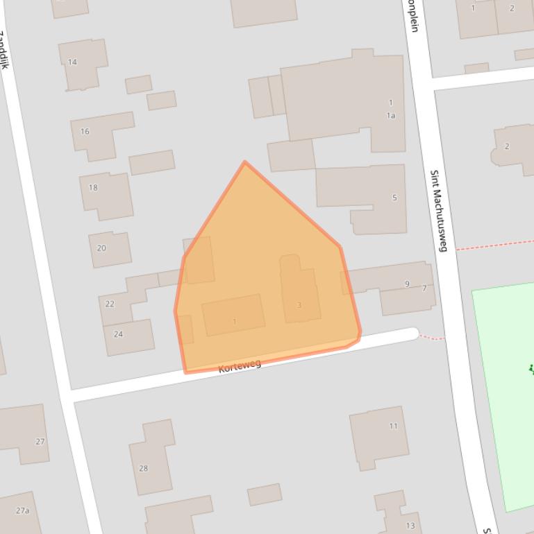 Kaart van postcodegebied 5364PZ.