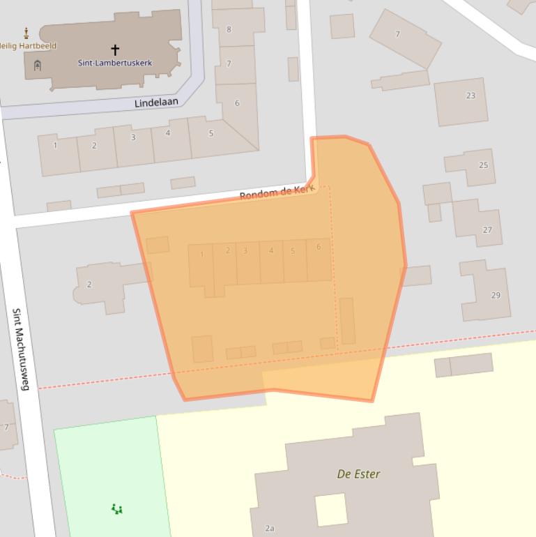 Kaart van postcodegebied 5364RP.