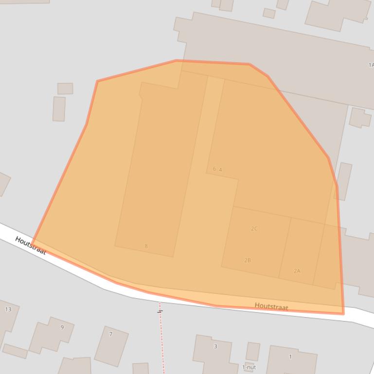 Kaart van postcodegebied 5366AS.