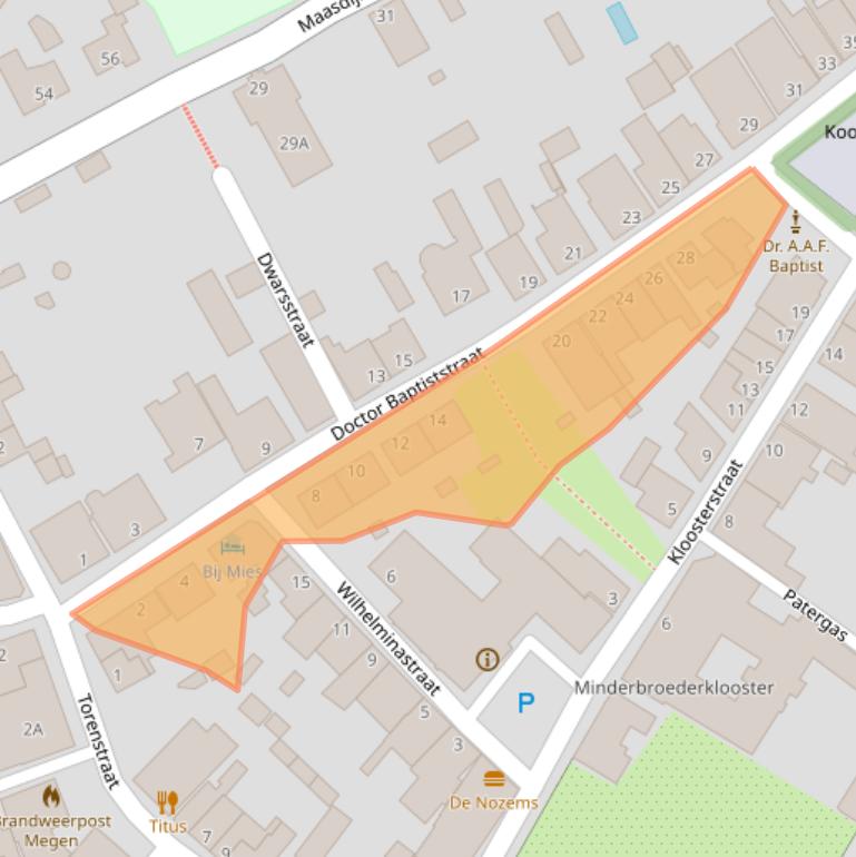 Kaart van postcodegebied 5366BB.