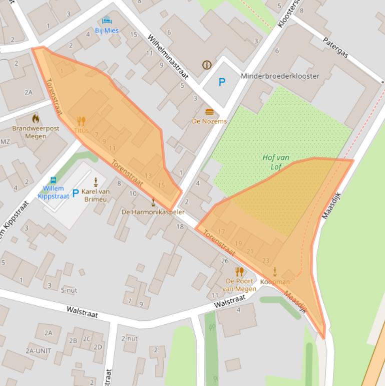 Kaart van postcodegebied 5366BJ.