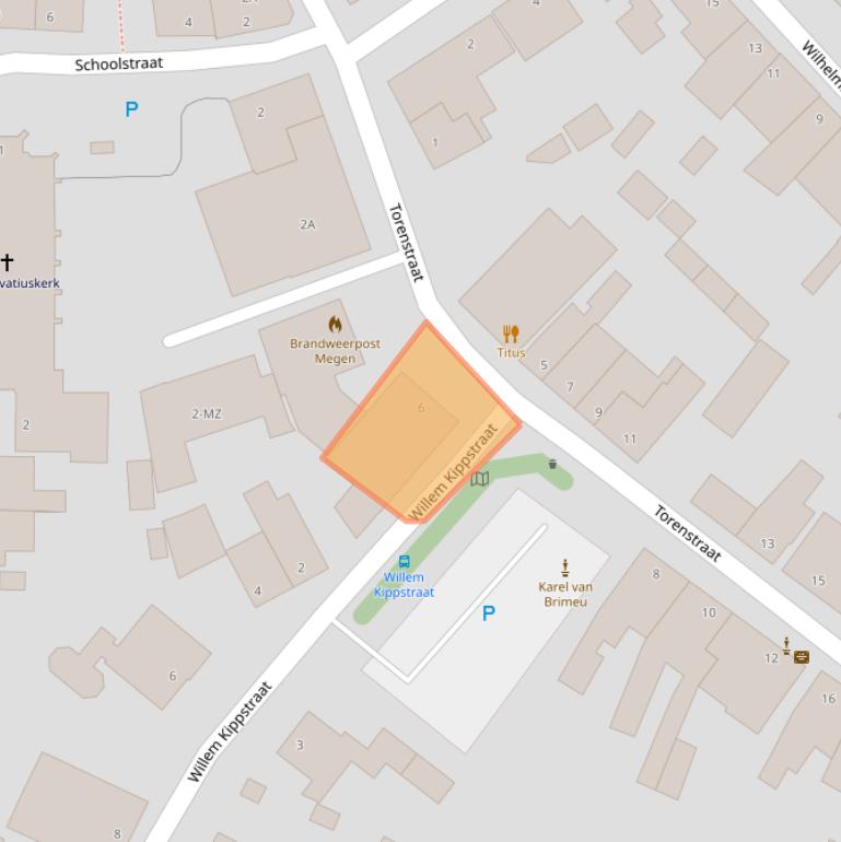 Kaart van postcodegebied 5366BL.