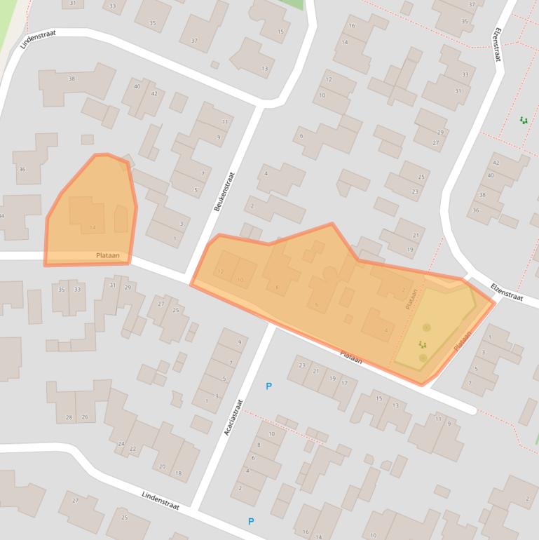 Kaart van postcodegebied 5366CK.