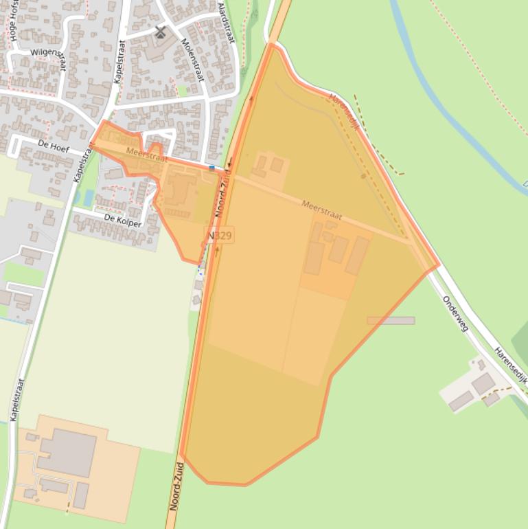 Kaart van postcodegebied 5366KB.