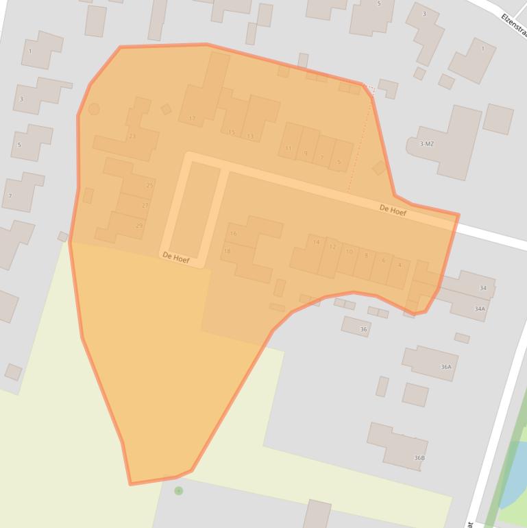 Kaart van postcodegebied 5366KH.