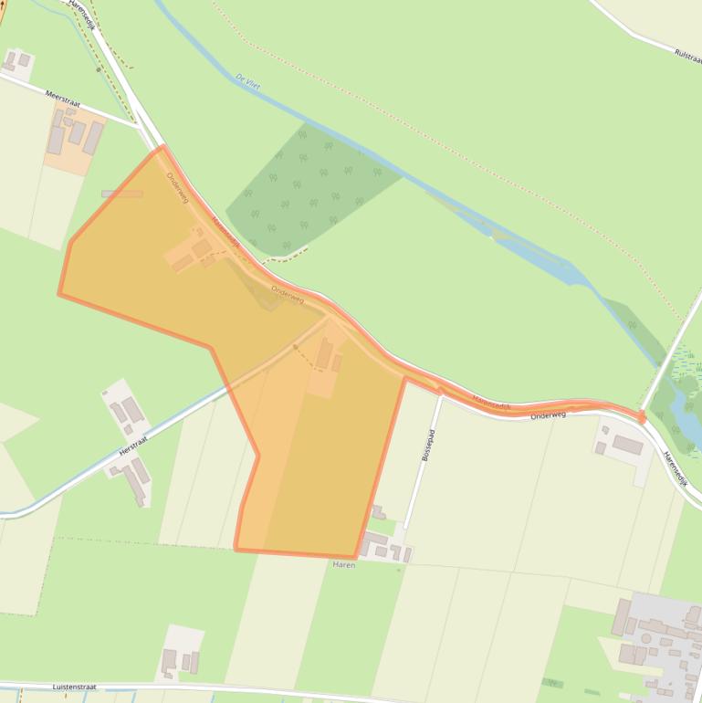 Kaart van postcodegebied 5366LA.