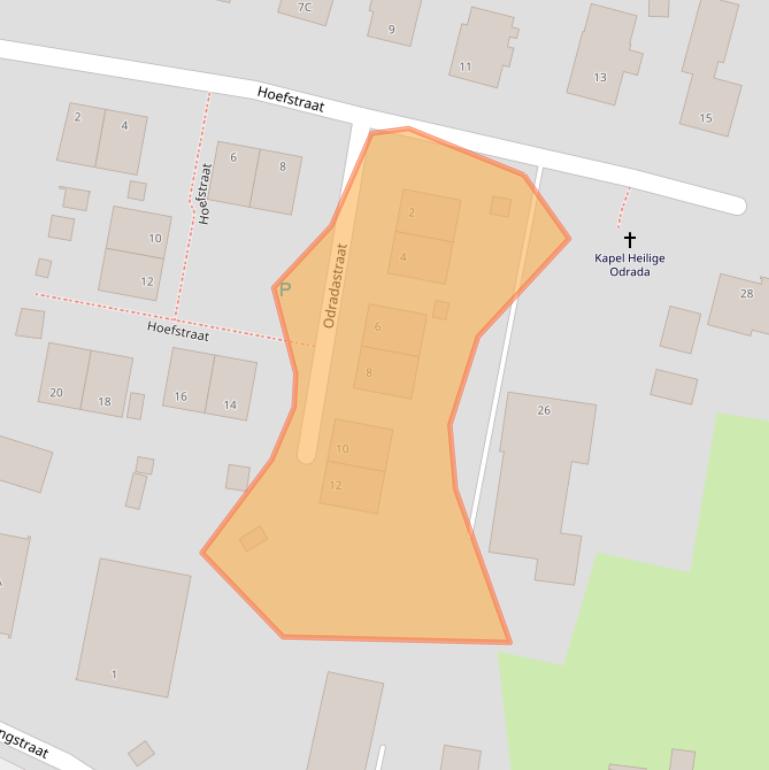 Kaart van postcodegebied 5367AR.