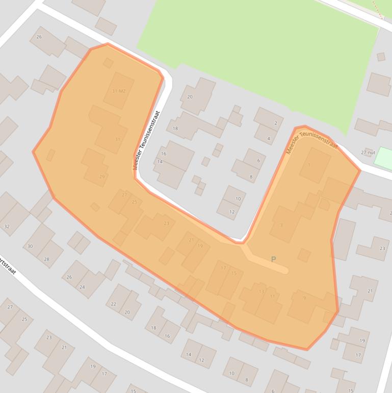 Kaart van postcodegebied 5367AV.