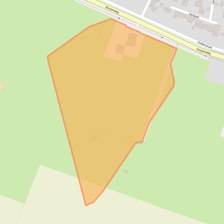 Kaart van postcodegebied 5367NH.