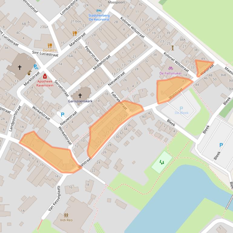 Kaart van postcodegebied 5371AL.