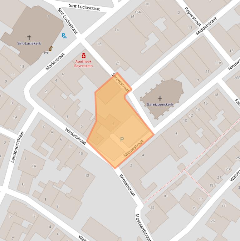 Kaart van postcodegebied 5371AT.