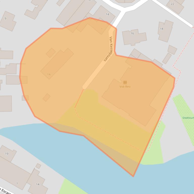 Kaart van postcodegebied 5371AX.