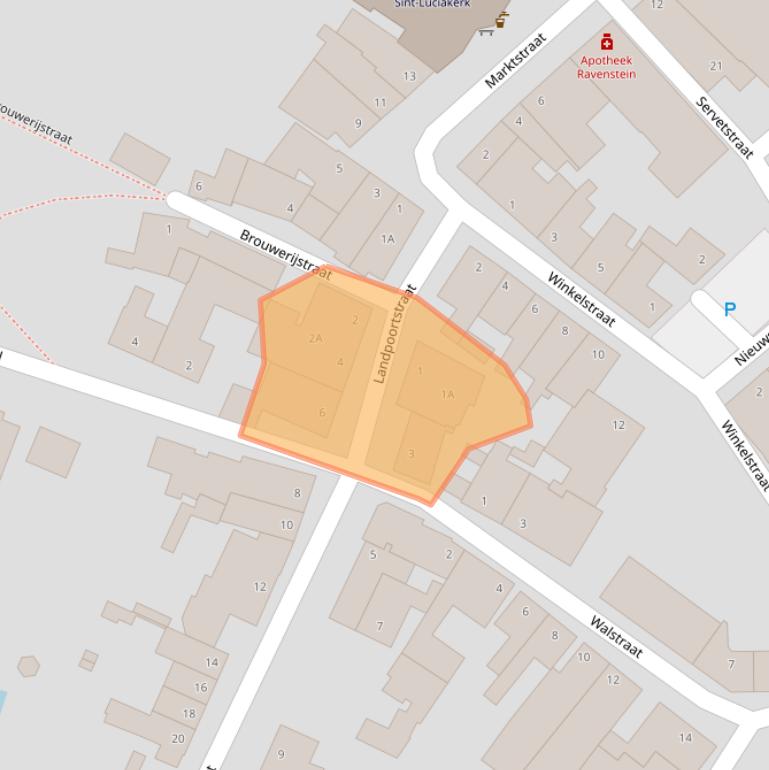 Kaart van postcodegebied 5371AZ.