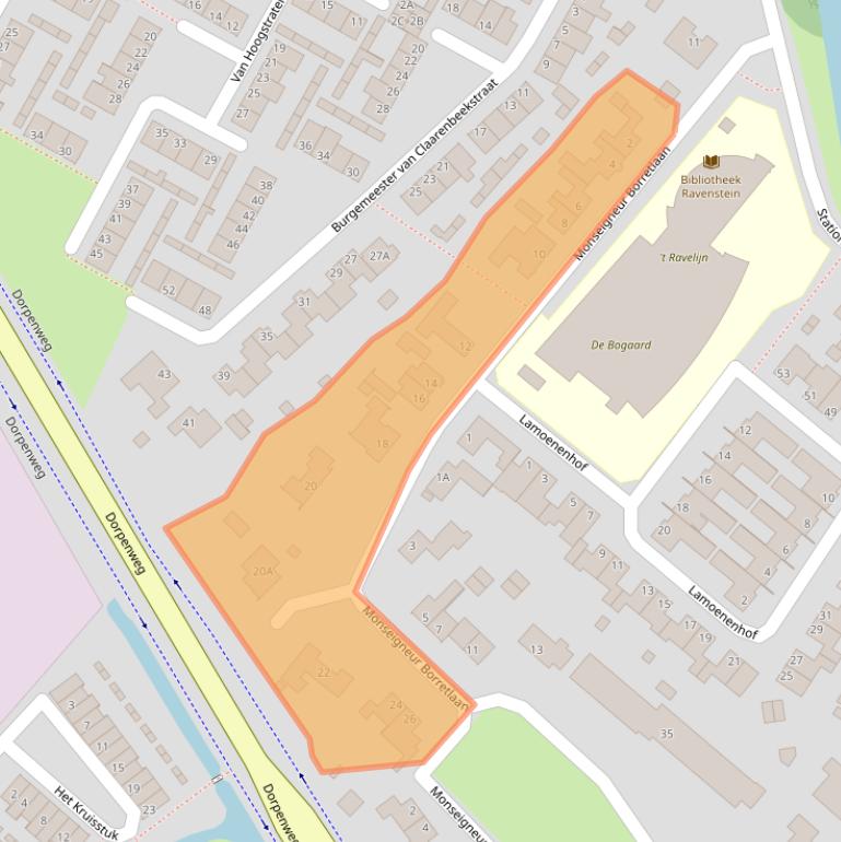 Kaart van postcodegebied 5371BN.