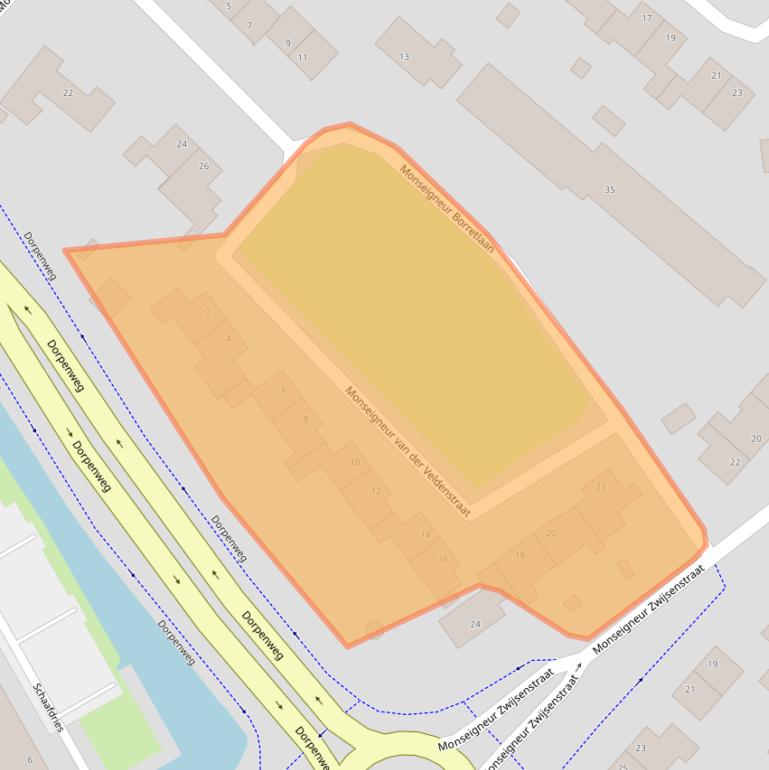 Kaart van postcodegebied 5371BR.