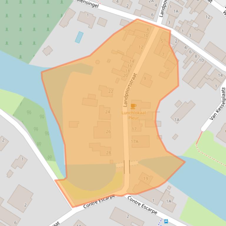 Kaart van postcodegebied 5371BT.