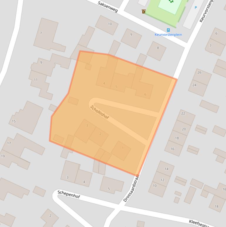 Kaart van postcodegebied 5371CD.