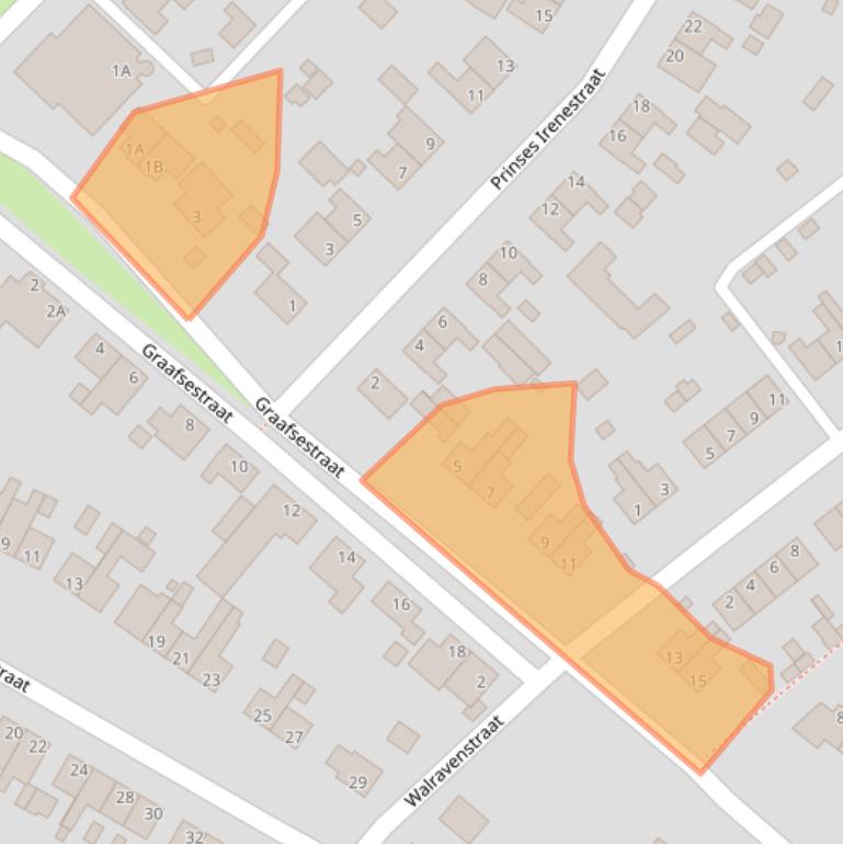 Kaart van postcodegebied 5371CW.