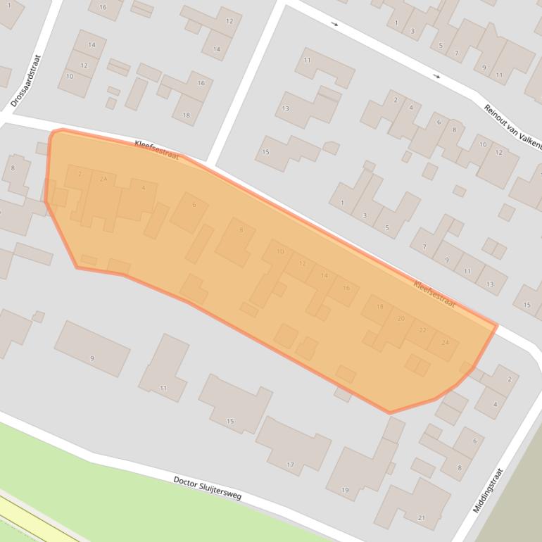 Kaart van postcodegebied 5371EH.