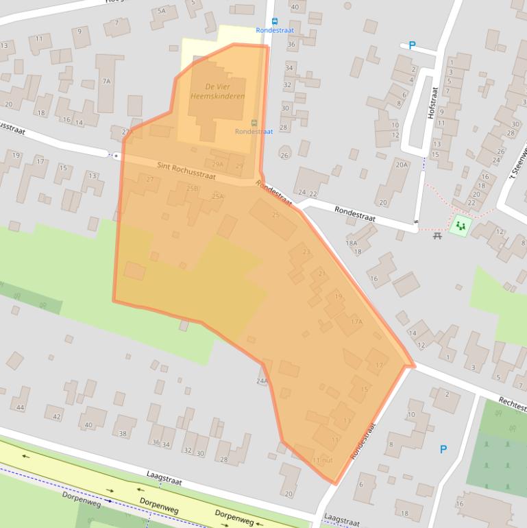 Kaart van postcodegebied 5371LB.