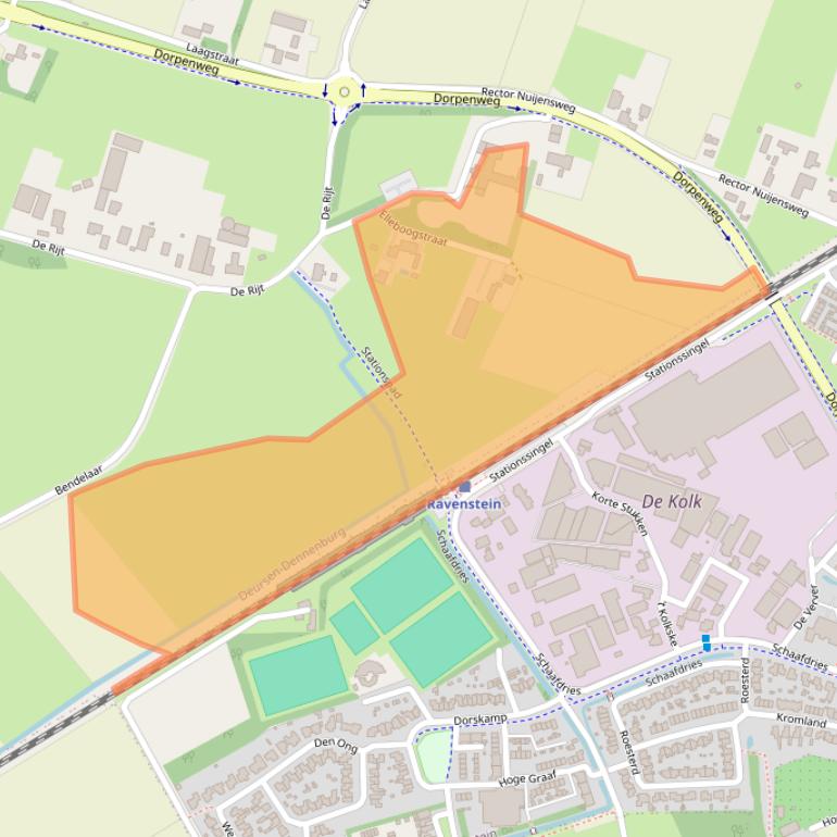 Kaart van postcodegebied 5371LL.