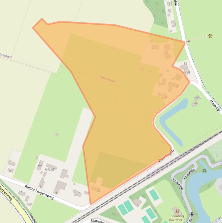 Kaart van postcodegebied 5371LS.