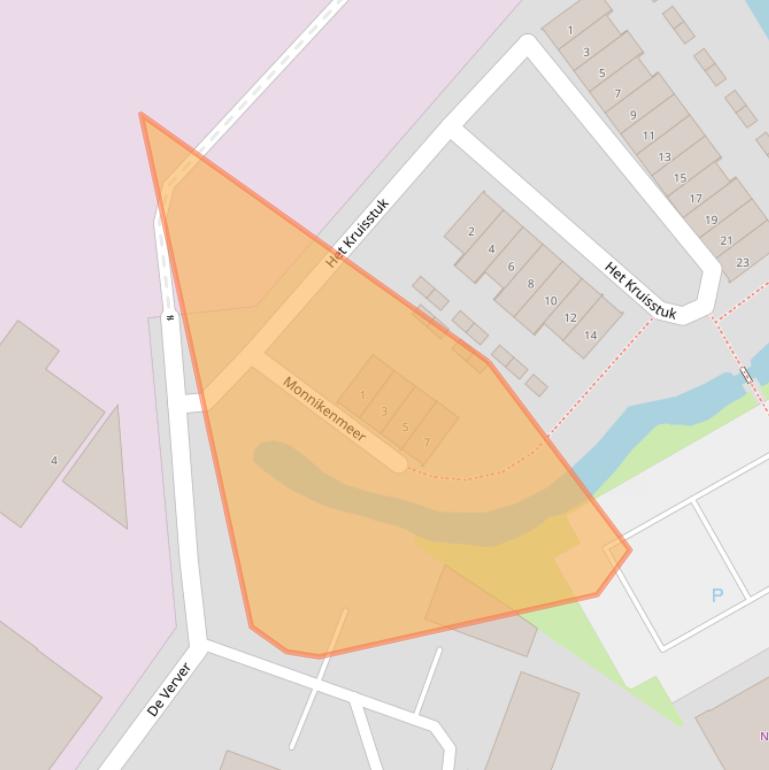 Kaart van postcodegebied 5371MG.