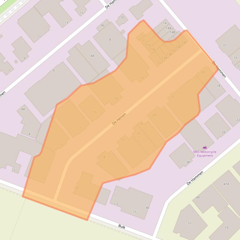 Kaart van postcodegebied 5371MJ.