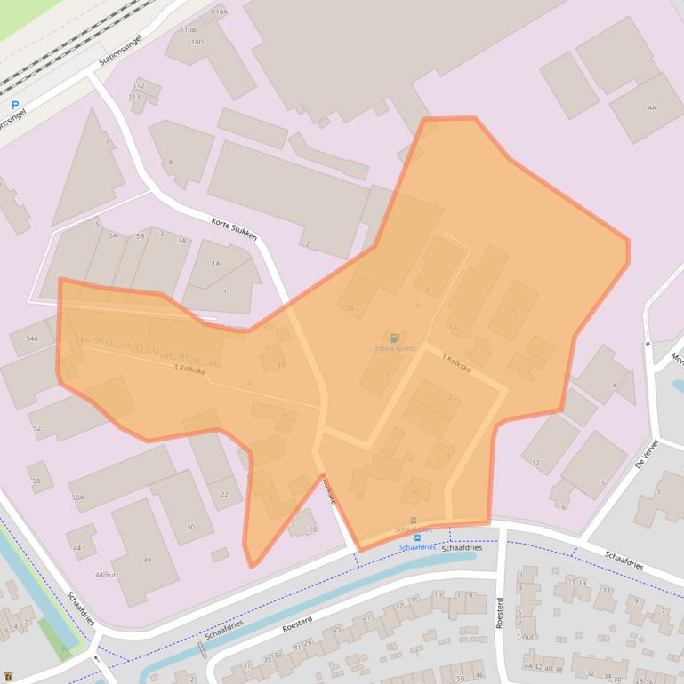 Kaart van postcodegebied 5371MX.