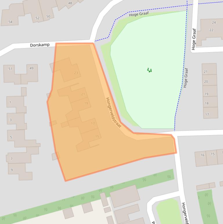 Kaart van postcodegebied 5371NB.