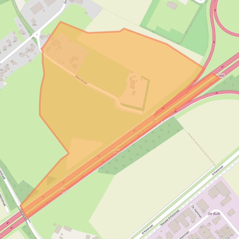 Kaart van postcodegebied 5371NV.