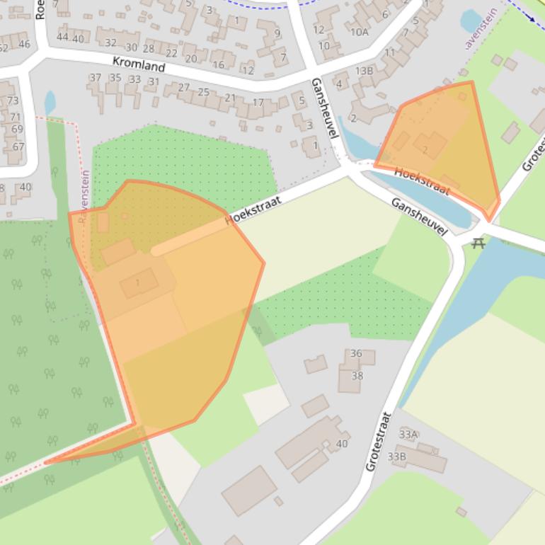 Kaart van postcodegebied 5371NW.