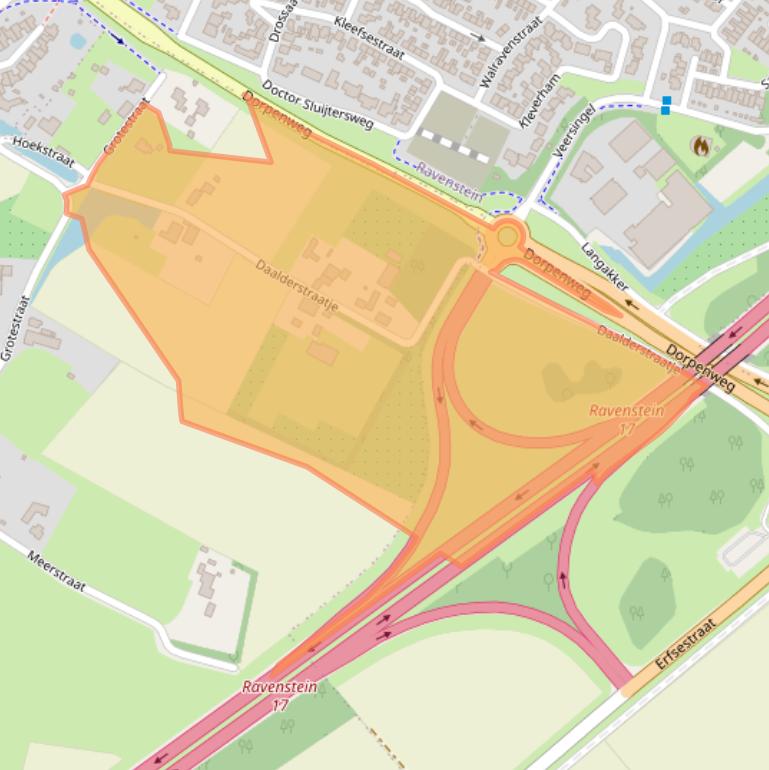 Kaart van postcodegebied 5371NX.