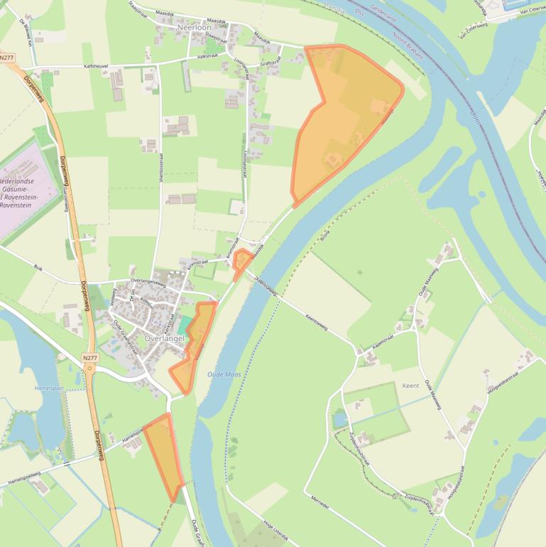 Kaart van postcodegebied 5371PD.