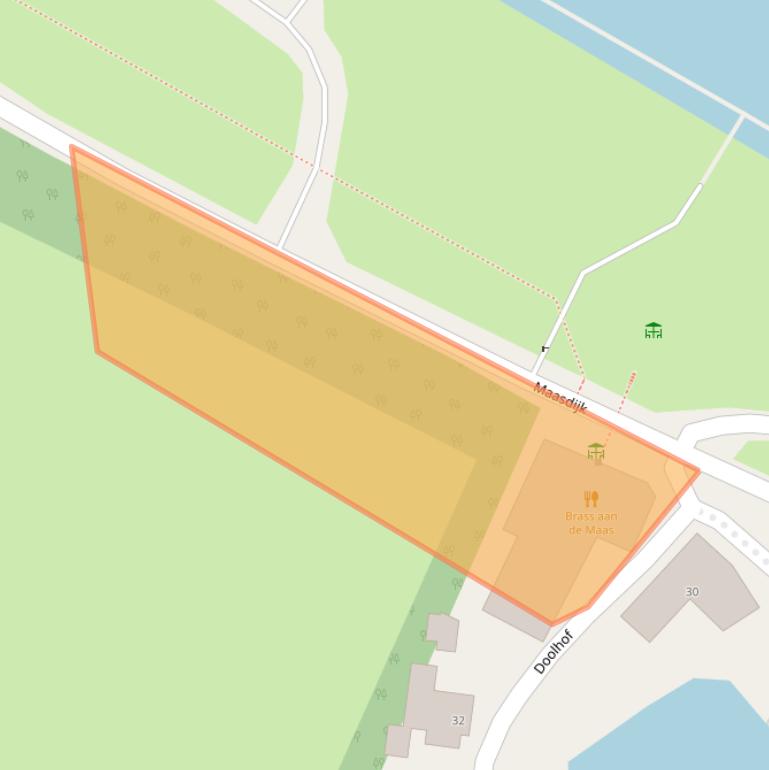 Kaart van postcodegebied 5371PE.