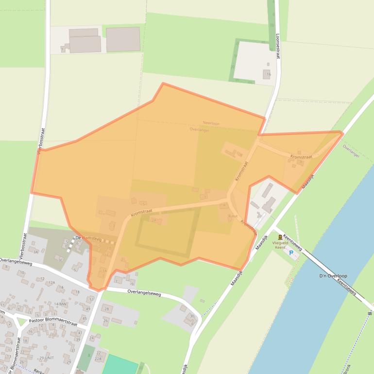 Kaart van postcodegebied 5371PP.