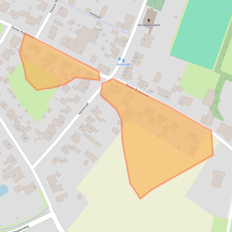 Kaart van postcodegebied 5371PT.