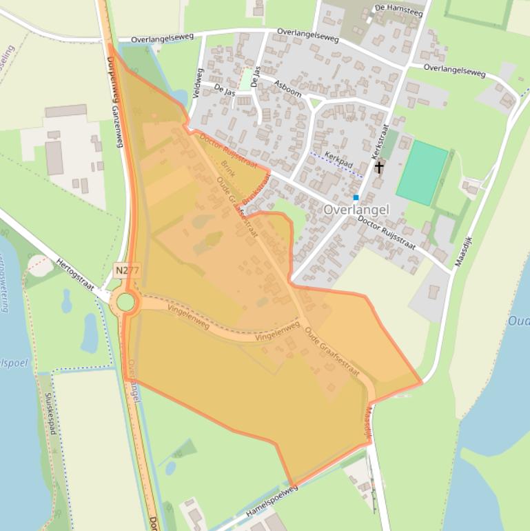 Kaart van postcodegebied 5371PV.