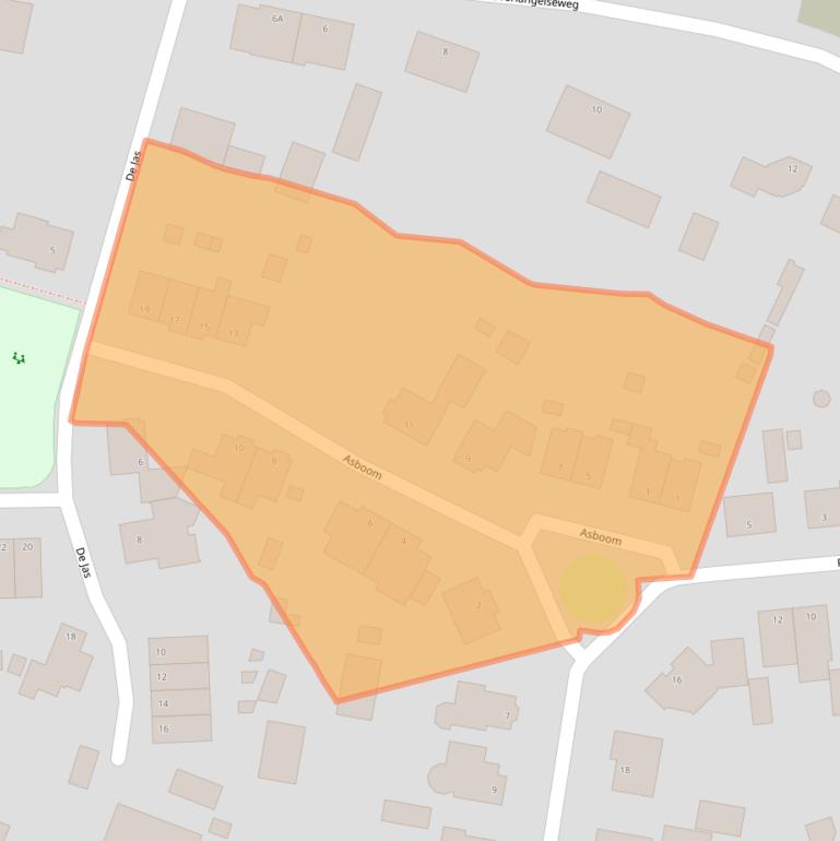 Kaart van postcodegebied 5371RH.